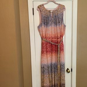 Lane Bryant Confetti patterned maxi dress